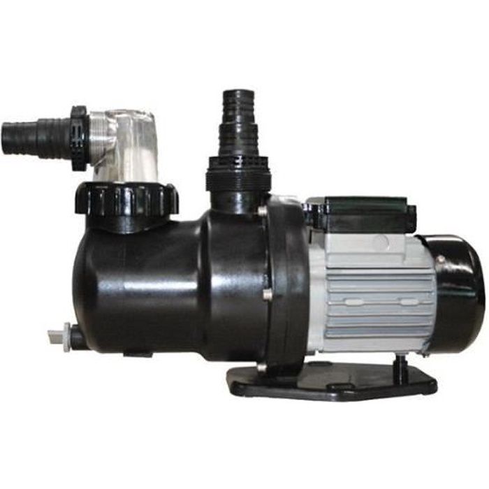 Pompe de filtration pour piscine GRE - 0,33CV - 7m³/h - pré-filtre incorporé