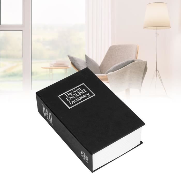 Coffre-fort Livre De Simulation - Mini Dictionnaire 18x11,6x5,5 Cm Avec Serrure à Code - Tirelire Secrète Pour Pièces, Bijoux, Documents