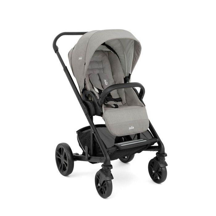 Poussette citadine confort réversible - JOIE - Chrome - Jusqu'à 15Kg - Gris