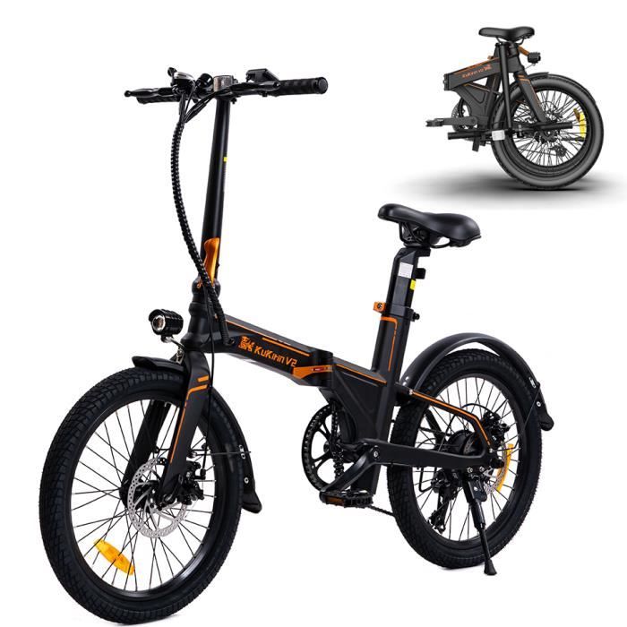 KuKirin V2 Vélo électrique - Moteur 430W - Batterie 7.5AH - Shimano 7 Vitesses - Batterie Amovible
