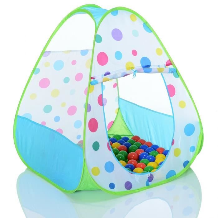 Yontwe 110CM Pop up Tente de Jeu pour Enfants,Jardin Cabane Enfant