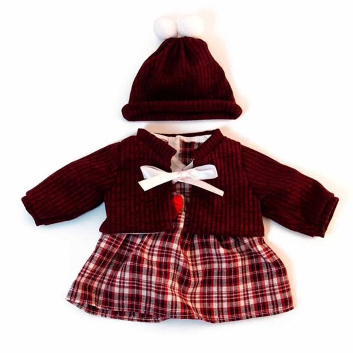 Vêtement pour poupée 32 cm - robe, bloomer et serre tête - Miniland