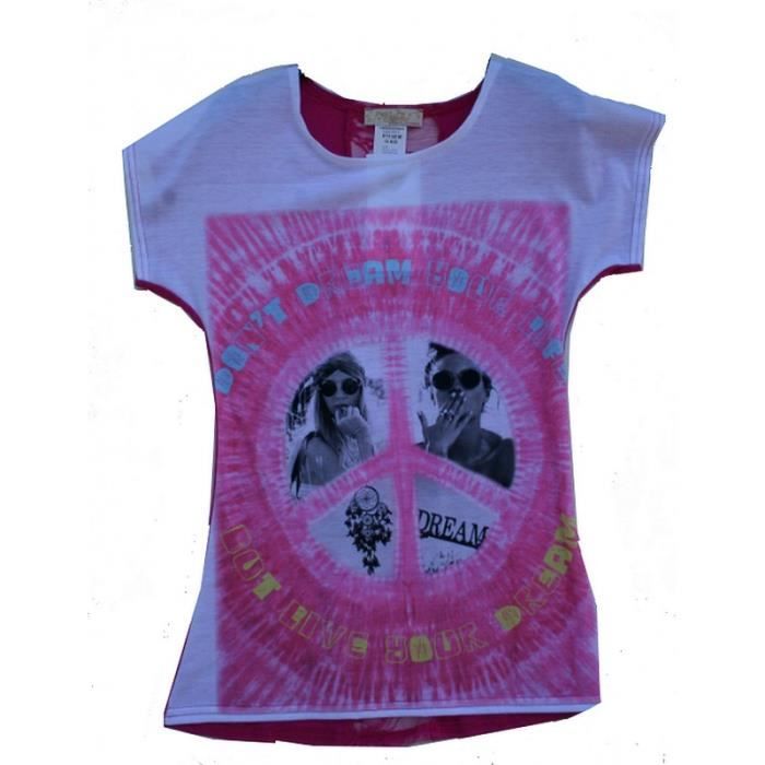 LCW ECO T-shirt Fille En Coton à Manches Longues Imprimé Col Rond Jaune O 2430618