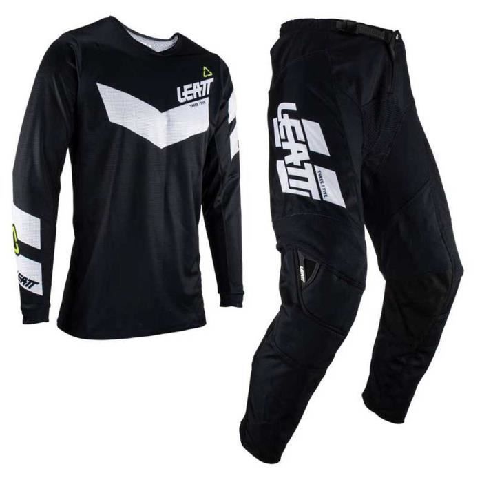 Leatt 3.5 Ride 2023 Ensemble de t-Shirts et Pantalons Mot Set Motocross Balck-White Large Mixte Leatt 3.5 Ride 2023 Ensemble de t-Shirts et Pantalons Mot Set Motocross Balck-White Large Mixte