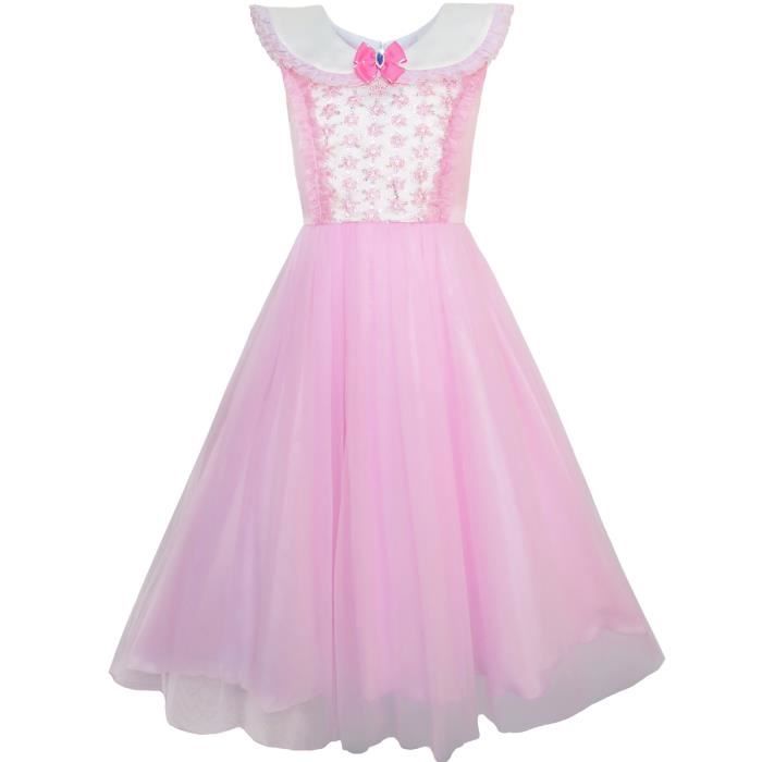 robe cendrillon rose