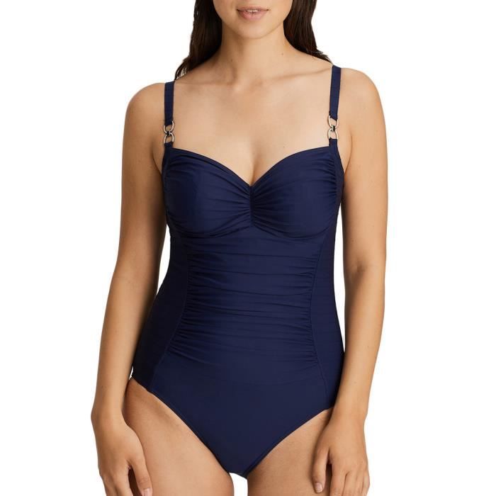 Primadonna Swim Maillot De Bain Gainant 1 Piece Sherry Sapphire Blue Bleu Cdiscount Pret A Porter
