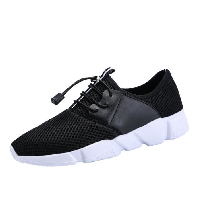 Chaussure Hommes Sport 2018 Ete Nouvelle Mode Resistantes A L usure Taille Brand Baskets Adulte Noir Cdiscount Chaussures