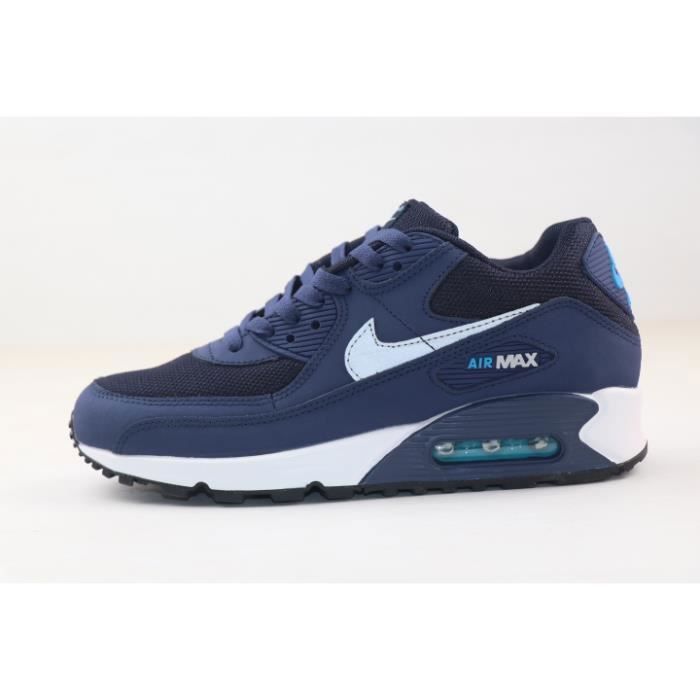 Baskets Nike Air Max 90 Chaussures de running pour Homme Bleu - Cdiscount  Chaussures