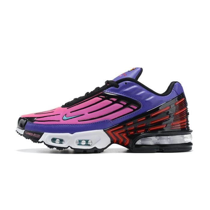 Baskets Plus Nike Air Max TN 3 Homme Femme Chaussures Entraînement de Sport  Rose Violet Rose violet - Cdiscount Chaussures