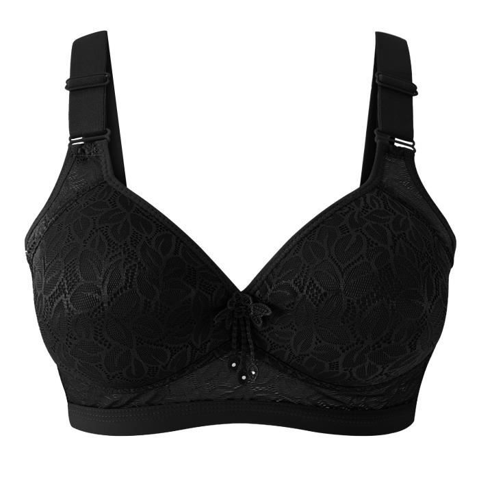 Migcaput Soutien-Gorge Sport Femme Sans Armatures - Brassière Yoga Maintien Fort Confortable Sans Coutures Avec Coussinets Amovibles