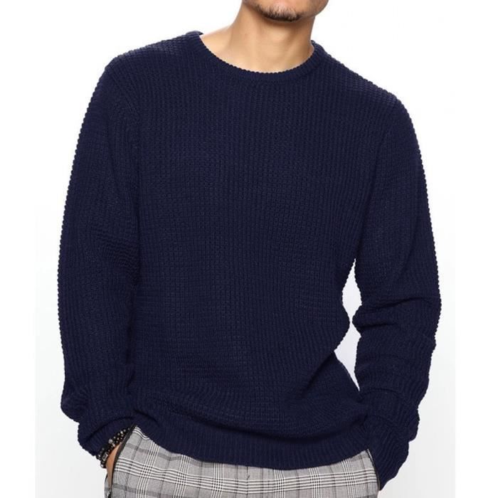 Pull Col Rond Décontracté Ample