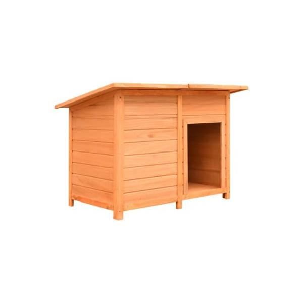 Meilleurs prix pour Niche pour chiens - Bois de pin et de sapin - 120x77x86 cm - Grand chien - Extérieur - Solide