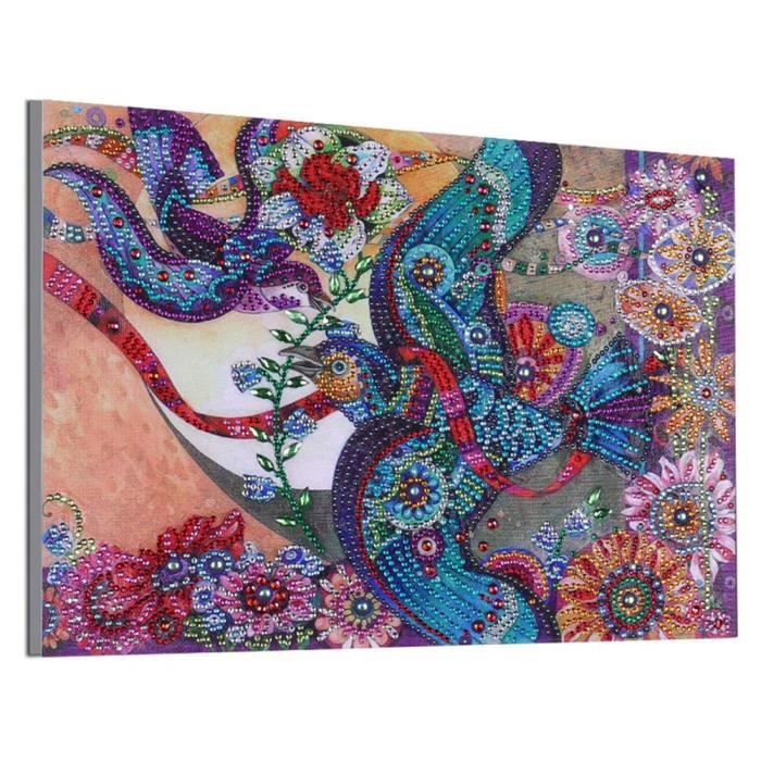 Kit Peinture Diamant 5D 40x40cm Ginkgo Biloba - DIY Déco Murale Adultes Et Enfants - Anti-Stress