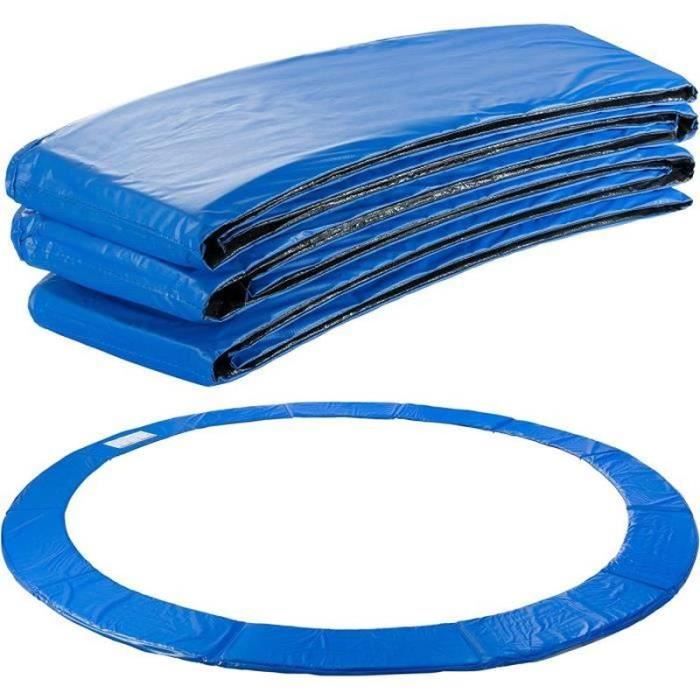 KESSER® - Housse de protection pour trampoline - Diamètre 366 cm, largeur 30 cm - 100 % résistant aux UV - Indéchirable - Avec ballon de plage bleu