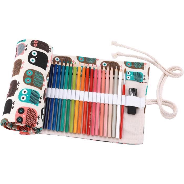 Trousse En Plastique Avec Couvercle, Boîtes à Crayons Empilables