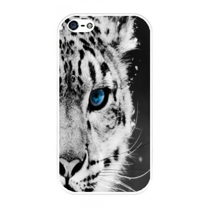 Coque Iphone 4 4s Bebe Tigre Blanc Royal 123 Cdiscount Telephonie