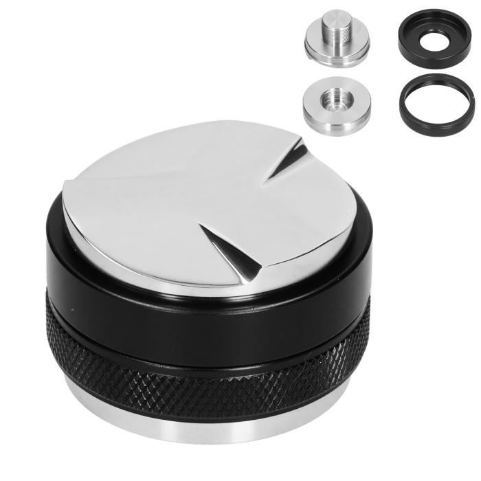Hililand Tamper de café Distributeur de café Outil de nivellement de café à profondeur réglable