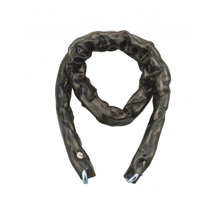 Chaîne Antivol Gainée THIRARD – Acier Cémenté Zingué, Diamètre 6mm, Longueur 0.6m, Gaine PVC Noir – Niveau De Sécurité 4, Pour Vélo, Scooter, Barrières, Abris