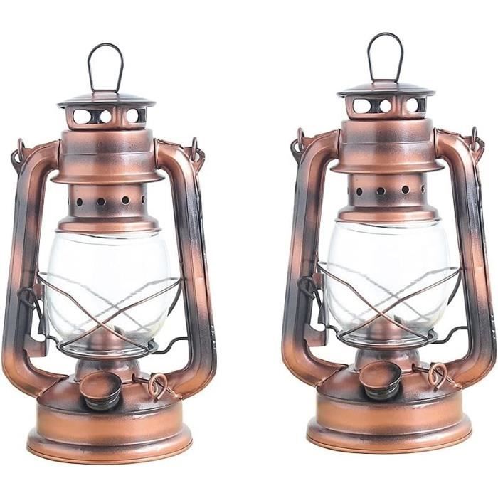 Lampe à kérosène vintage pour intérieur et extérieur, lanterne à huile