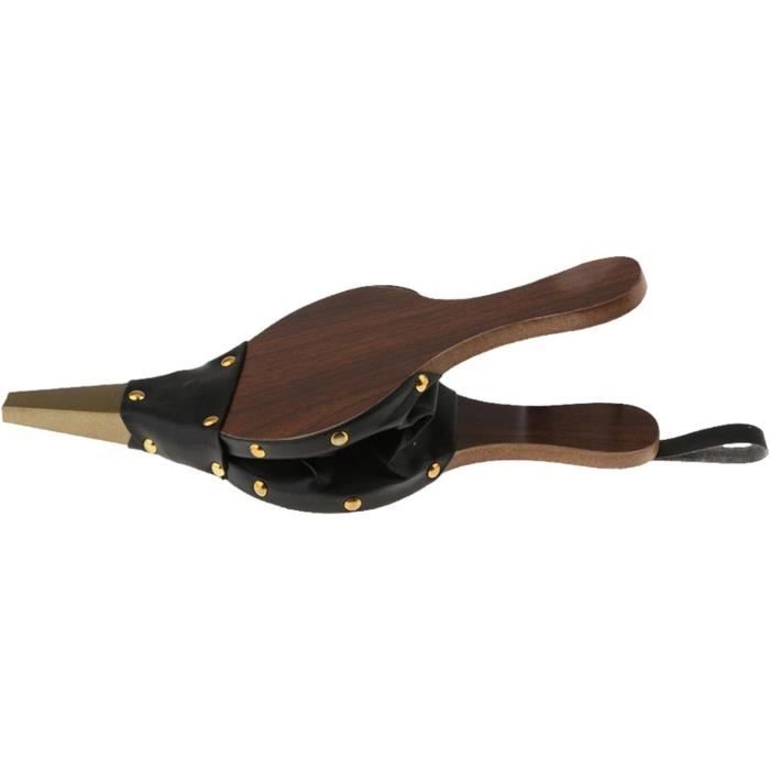 Souffleur Poele A Bois Soufflet Cheminée PEGANE - Cuir Et
