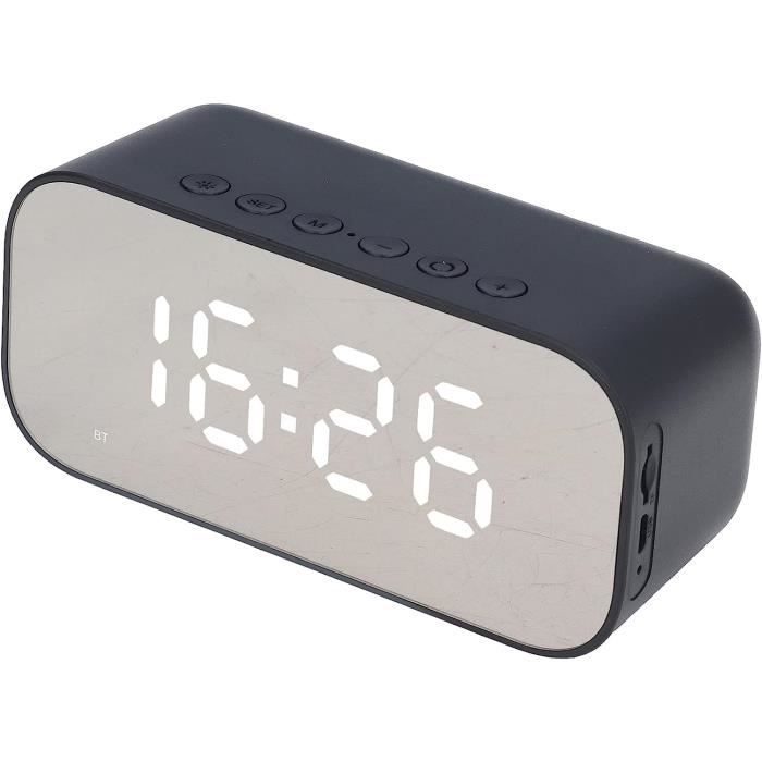 Radio Reveil Bluetooth Réveil Numérique LED Avec Radio FM Et Bluetooth