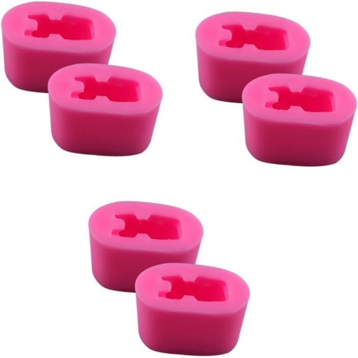 Lot De 6 Oules En Silicone Pour Chocolats, Bonbons, Pain D'épices