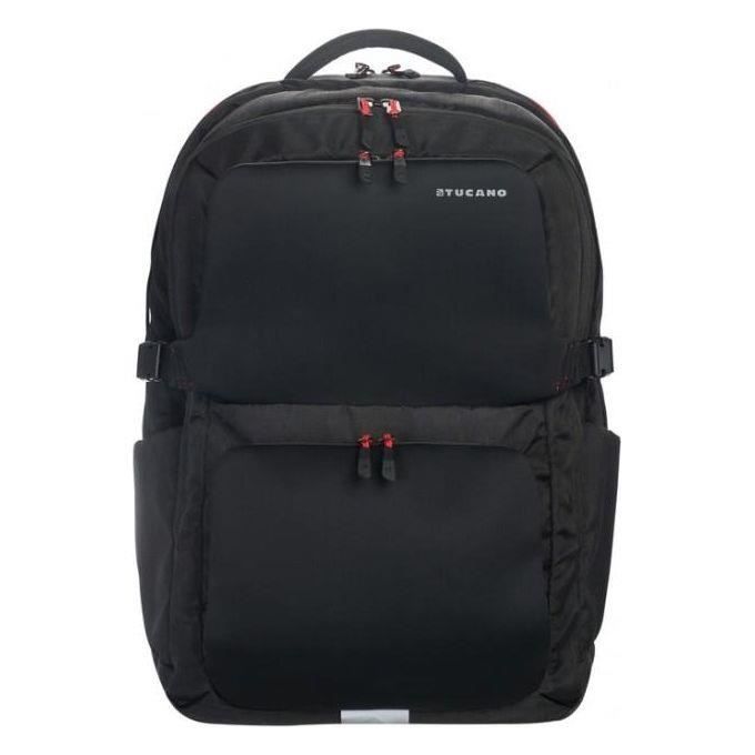 Sac à dos de gaming - Tucano - Sfido - 184 pouces - Housse de pluie - Câble de chargement USB