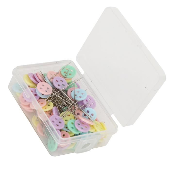 300 Épingles Tête Fleur Et Papillon Pour Couture Et Quilting - Accessoires Bricolage Colorés