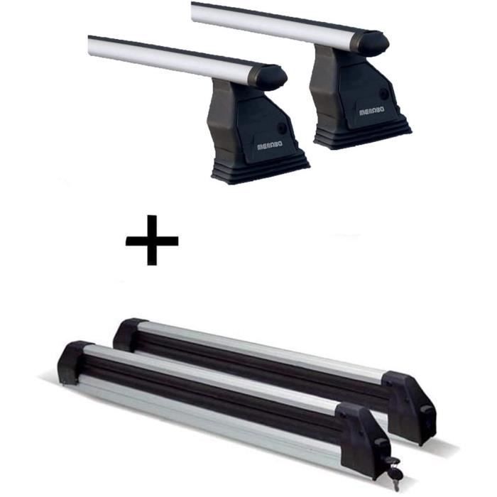 VDP Galerie de Toit Menabo Tema + Porte-Skis/Porte-Surfs/Porte-Skis ...