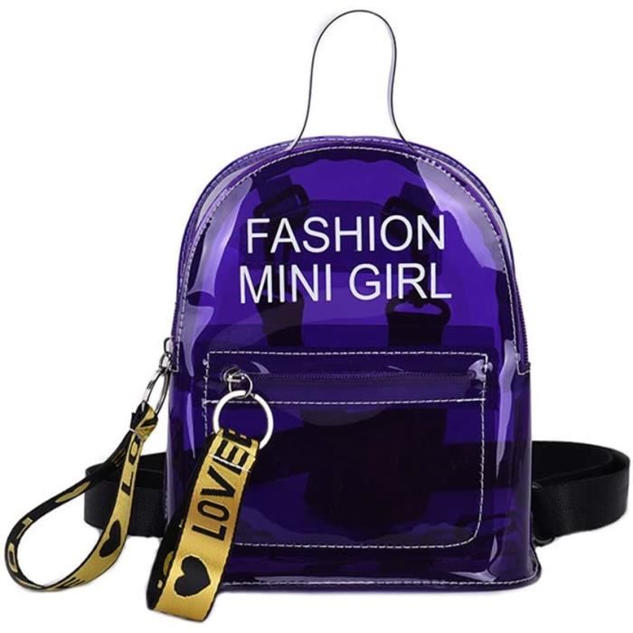 clear mini backpack