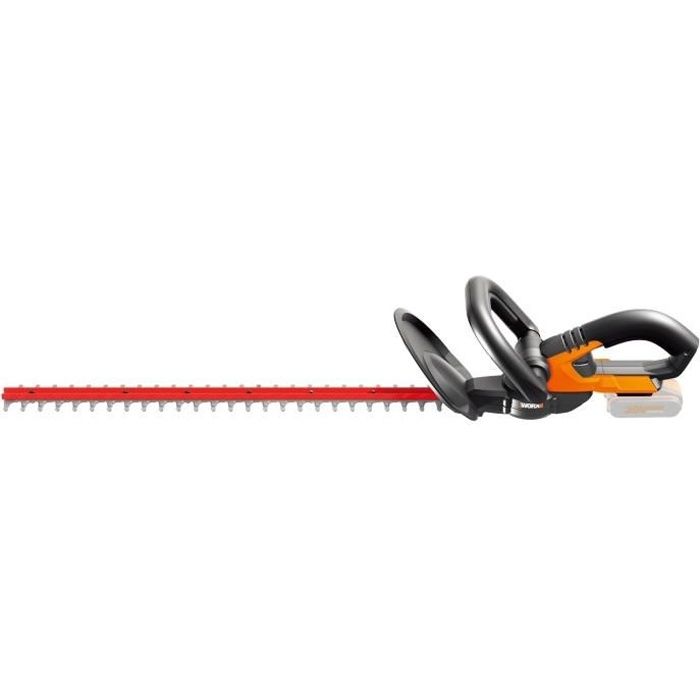 Worx Wg260e 9 Taille Haie Sur Batterie Double Lame 61 Cm 2200 Spm Reglable Poignee Souple Noir Orange Achat Vente Taille Haie Worx Wg260e 9 Taille Haie Sur Cdiscount