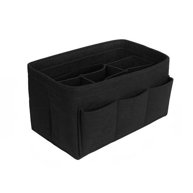 Organisateur De Sac à Main En Feutre (2 Pièces) - Insert De Rangement Pour Cosmétiques, Téléphone, Clés