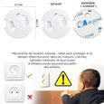 20 Cache Prise Murale Française - LA SOLUTION Pour Protéger vos Bébé et Enfant - Protection Courant électrique - Utilisation Simple-1