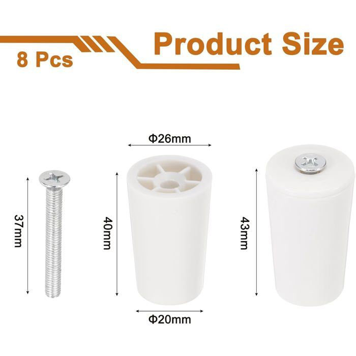 Lot De 15 Connecteurs De Biellette Pour Servo RC – Tige De Poussée Réglable Avec Écrous Et Vis, D5 X 3 Mm, Pour Avion