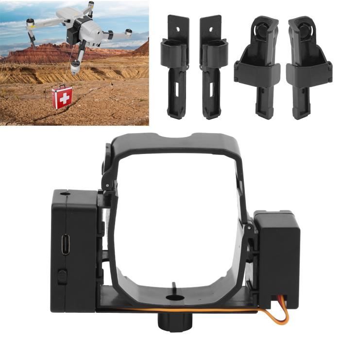 Fockety Lanceur de Drone, Accessoire de Libération Rapide pour Drone, Distributeur de Drone, Kit de Livraison de Drone, Système de Largage d'air de Drone 2,4G avec Télécommande
