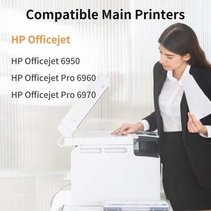 Cartouches Compatible HP 903 903XL HP OfficeJet Pro 6950 HP OfficeJet Pro  6960 HP OfficeJet Pro 6970 - Cdiscount Informatique
