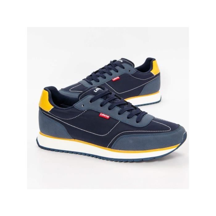 Basket Levis Homme Stag runner Bleu Synth tique Authentique