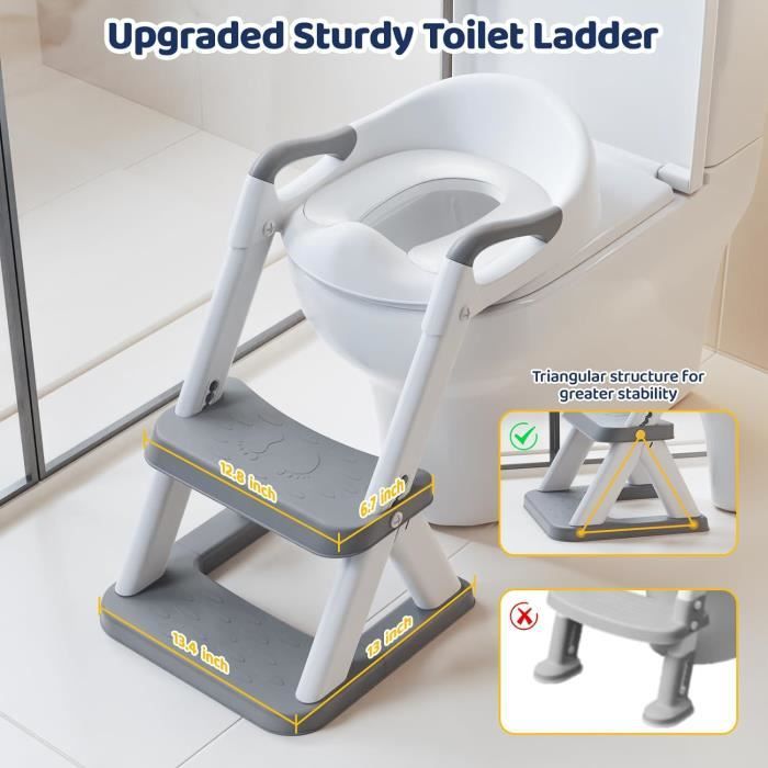 Toilette pour bébé pliable VINGVO - Vert - Transport facile - Facile à