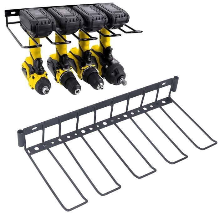 Support Mural Robuste Pour Visseuse MILWAUKEE M12 - Organisateur D