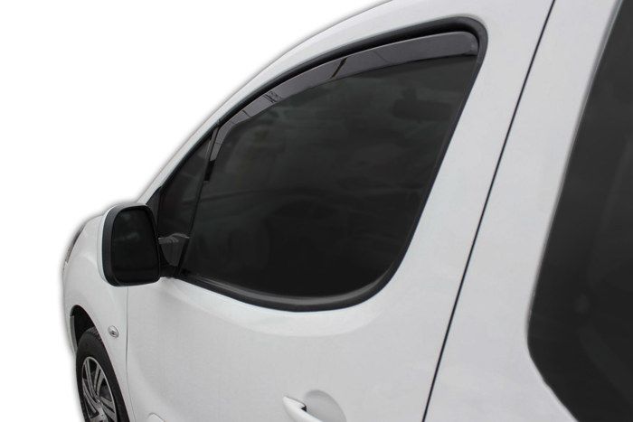Déflecteurs D'air Avant Pour Citroën Berlingo (2008-2018) - Paire - Gris - Compatible Anti-pincement