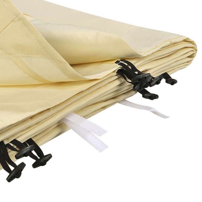 Joramoy Paroi Latérale Instantanée Pour Auvent Escamotable De 25,4 X 25,4 Cm, Parois D'auvent De 25,4 X 25,4 Cm Pour Auvent Instantané Extérieur, 1 Paroi Latérale Uniquement (beige