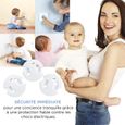 20 Cache Prise Murale Française - LA SOLUTION Pour Protéger vos Bébé et Enfant - Protection Courant électrique - Utilisation Simple-3
