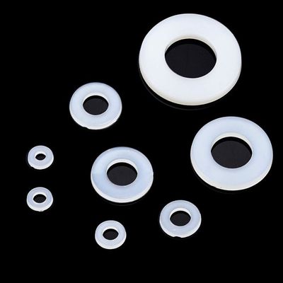 200 Rondelles Isolantes Nylon M8x16mm - Épaisseur 1,4mm - Blanc Cassé - Pour électronique Ou Bricolage - Neuf