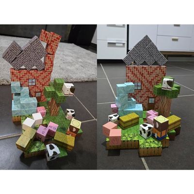 Cortex Kids Minecraft Blocs Magnétiques : Cubes De Construction Pour Tout-petits De 3 à 5 Ans, Jouets Montessori Pour Garçons Et Filles De 3 Ans, Jouets Montessori Pour Enfants De 4 à