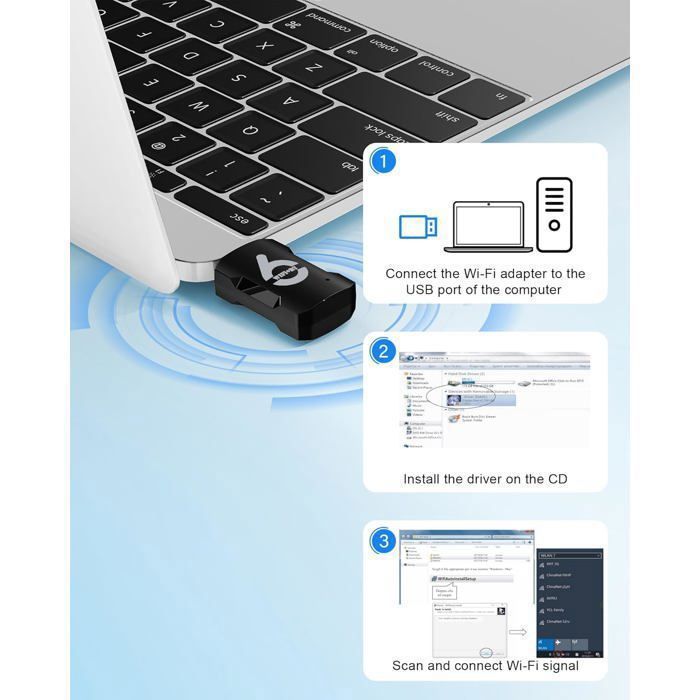 Extension WiFi Répéteur Double Bande 2.4GHz 5GHz - Couverture 4000 Pieds Carrés, Jusqu'à 45 Appareils, Mode Routeur AP