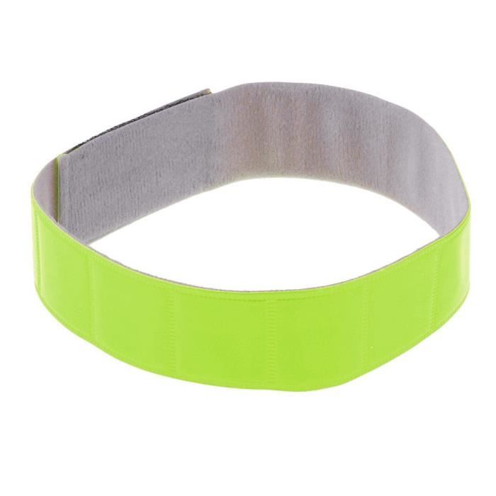 Set bracelet et bandeau fluorescent vert