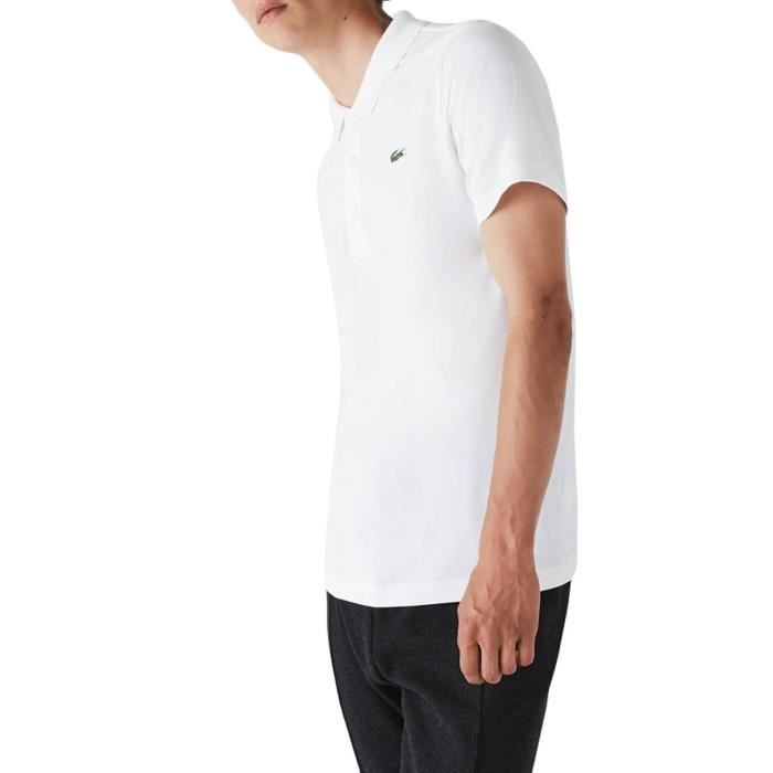 Polo Lacoste Otomano Blanc pour Homme Blanc Cdiscount Pr t Porter