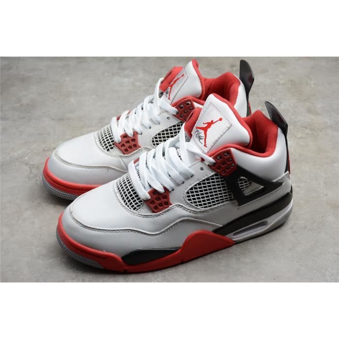 Jordan 4 rouge et blanc top