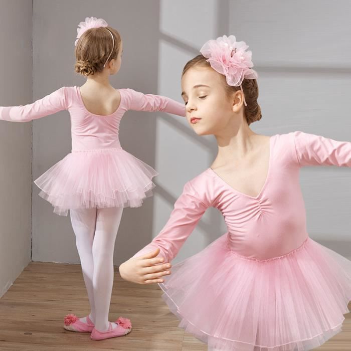 Vêtements de danse pour enfants, robe d'entraînement pour filles