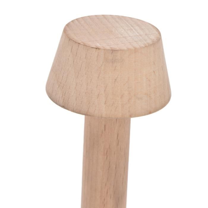 Pilon à Pâte Double Face En Bois Joyzan - Pour Moules à Tarte Et Muffins, Facile à Utiliser, 78 G